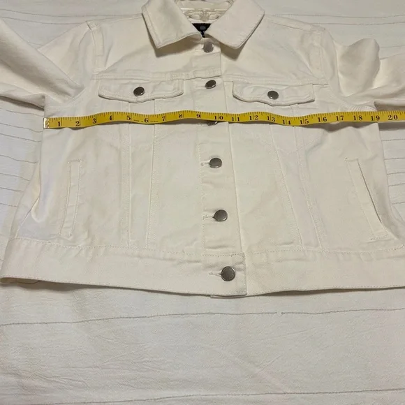 Bagatelle Collection Off-White Denim Jacket - Picture 4 of 7